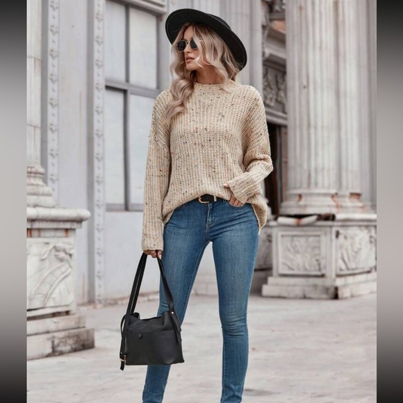 Emery Rose space dye sweater - Picture 5 of 8